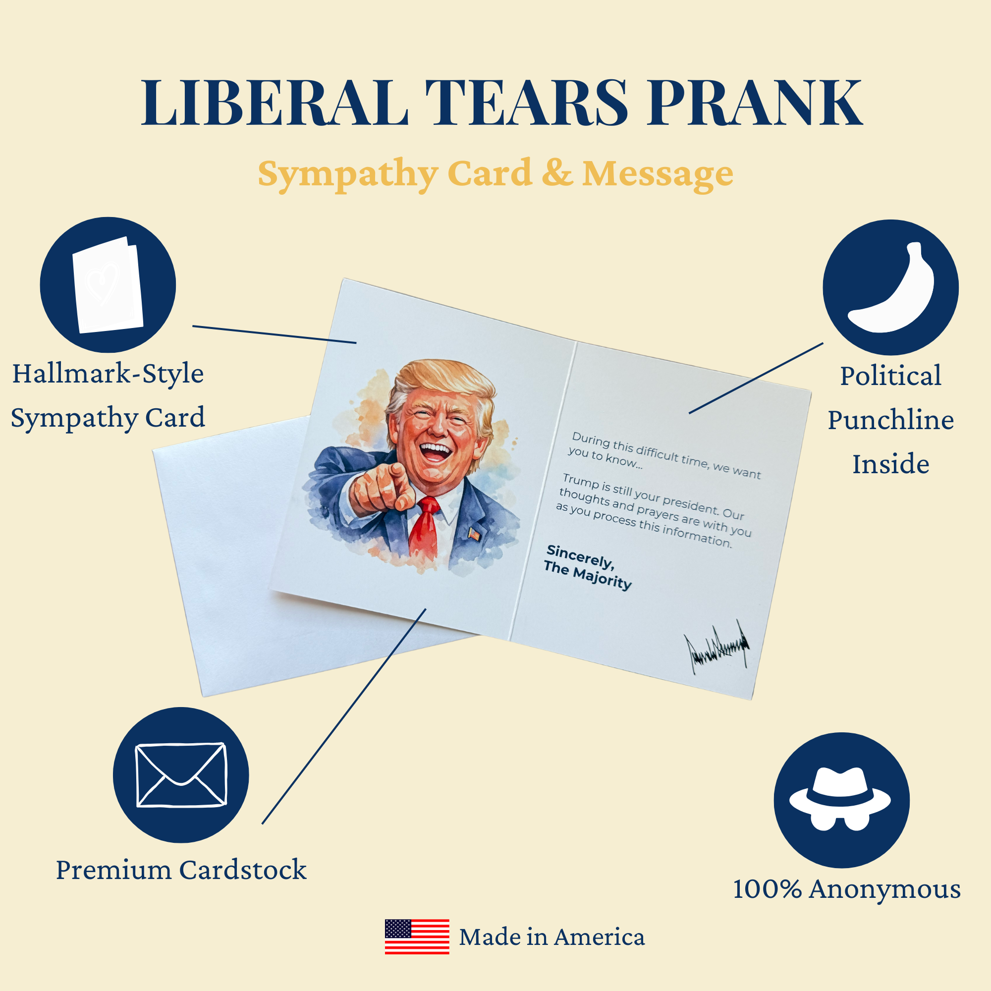 Liberal Tears — Sympathy Prank Card