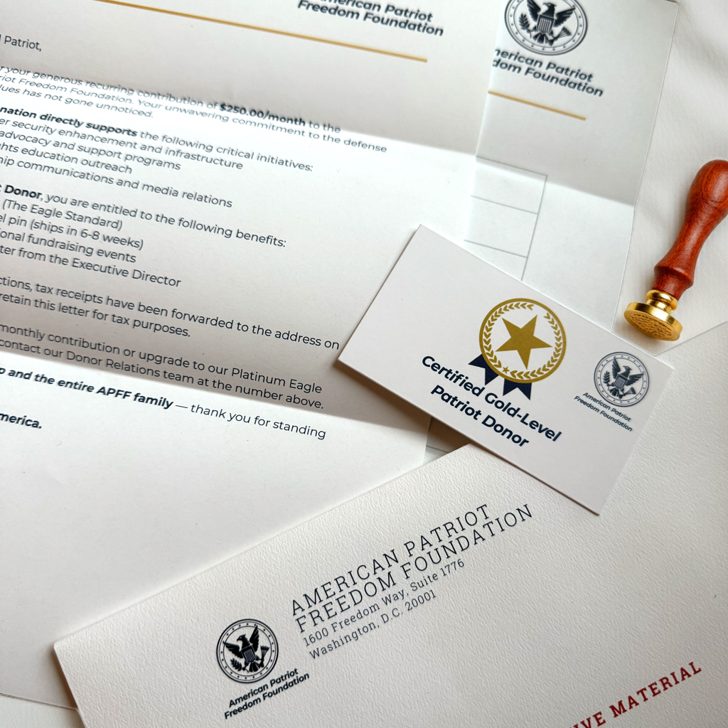 Donation Confirmation — Prank Letter Kit