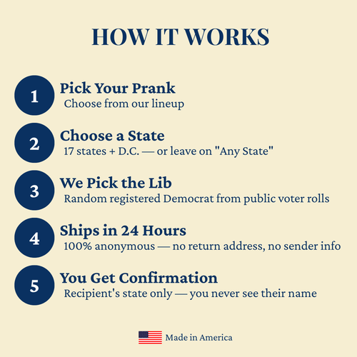 Send a Fake Donation Letter to a Random Lib